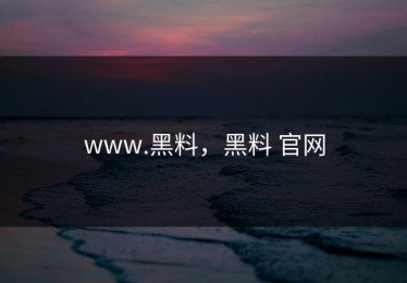 www.黑料，黑料 官网